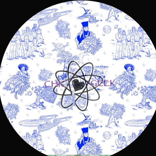 Floral Space joy de toile -Blue (Rerun)