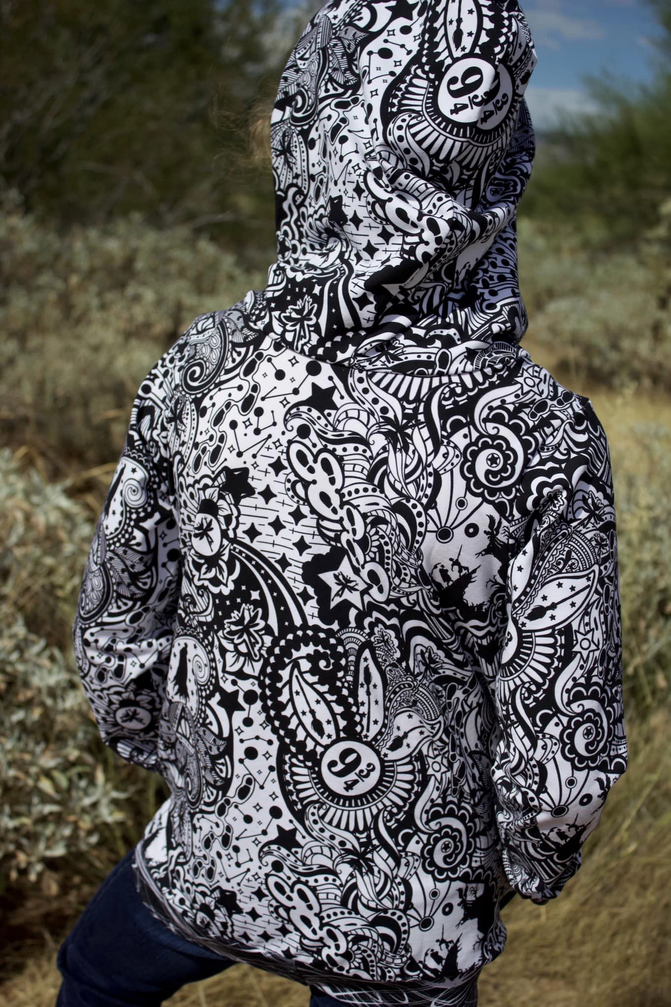 Floral Wizards Paisley (Black lined) rerun