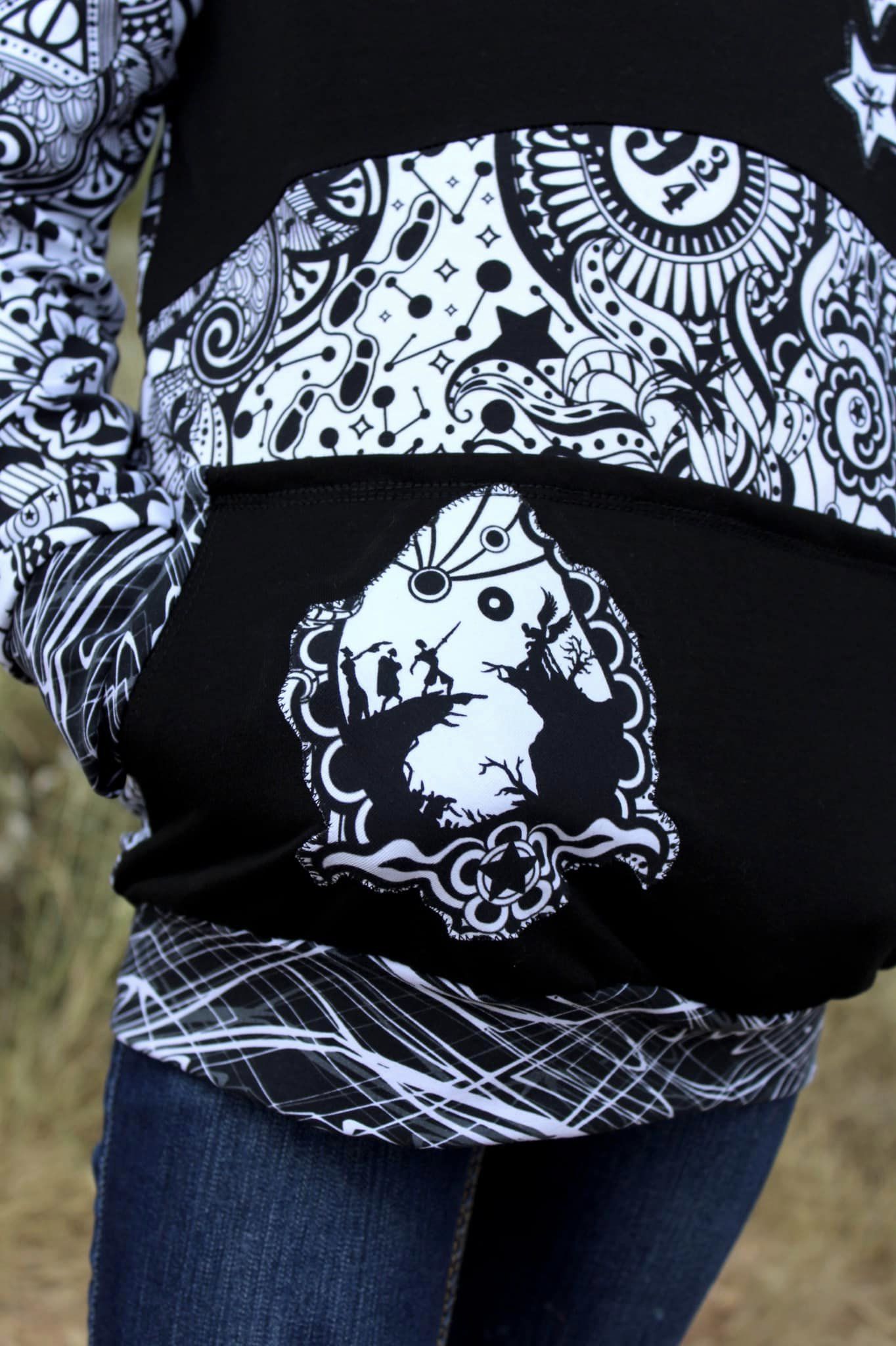 Floral Wizards Paisley (Black lined) rerun